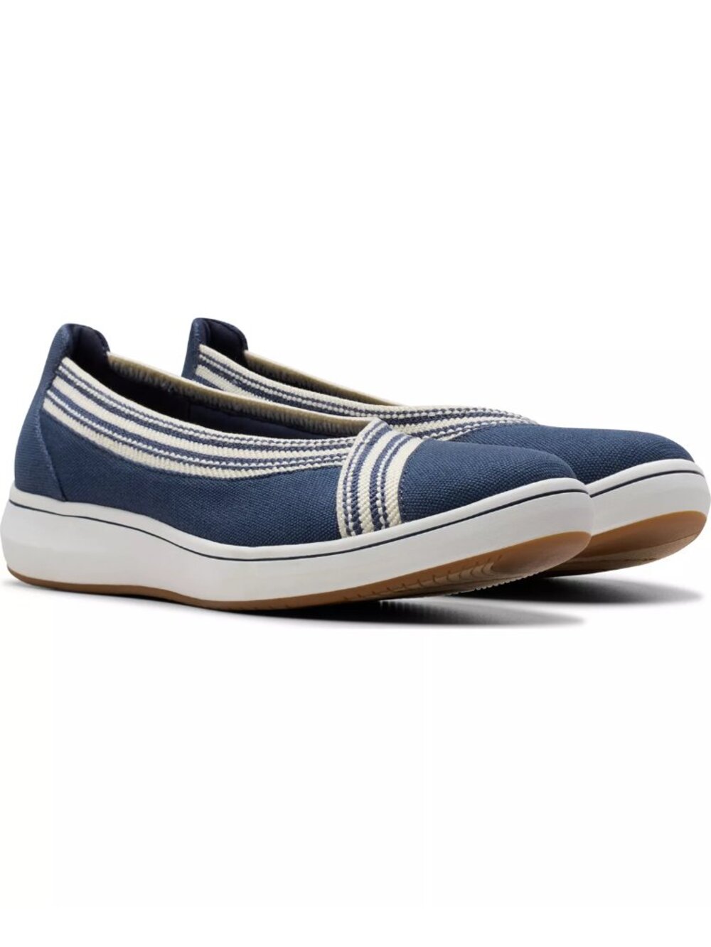 Clarks Cloudsteppers Breeze Sky Air Navy Slip-On Shoes Sz 10 NEW Cushionsoft - Picture 11 of 15